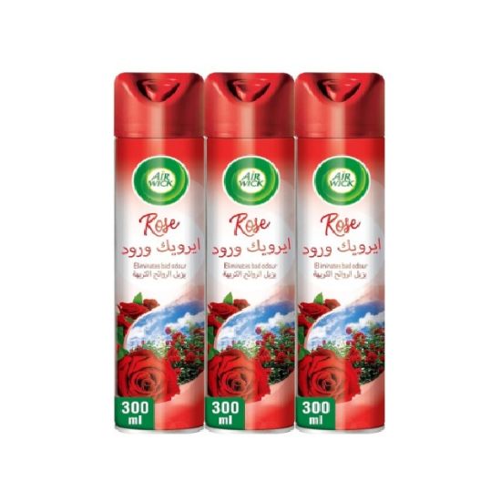 Picture of Air wick Aerosol Rose 300ml, Pack of 3