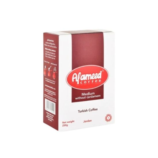 Picture of Al Ameed Turkish Coffee Medium Without Cardamom 250gm