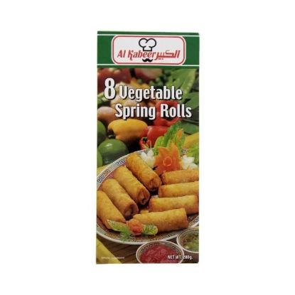 Picture of Al Kabeer Frozen 8 Vegetable Spring Rolls 240gm