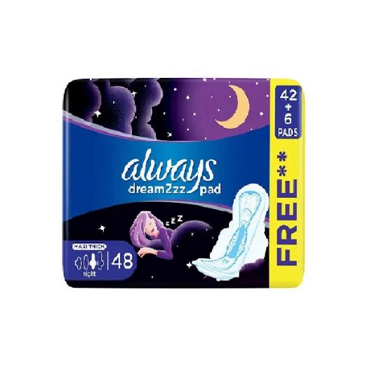 Picture of Always Night Maxi Thick Wings 48's