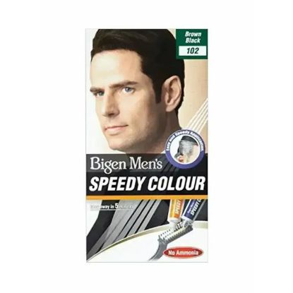 Picture of Bigen Men's Speedy Color Hair 102 Brown Black
