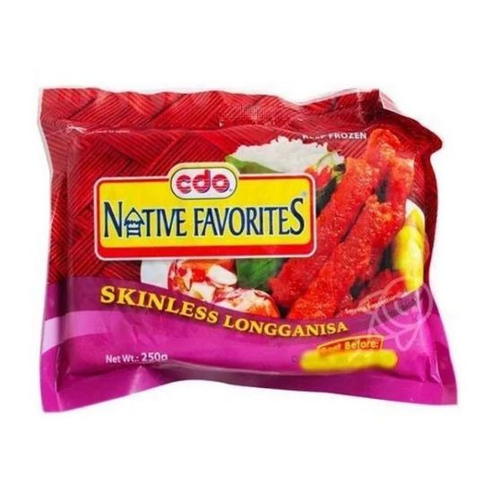 Picture of CDO Frozen Native Skinless Longganisa Pork 250gm