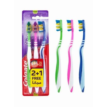 Picture of Colgate Tooth Brush Zigzag Medium 3pc