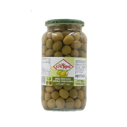 Picture of Crespo Whole Green Olives Aceitunas Verdes Enteras 575gm