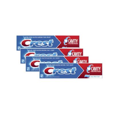Picture of Crest Toothpaste Cavity Protection Assorted Flavors 3+1 (125ml)