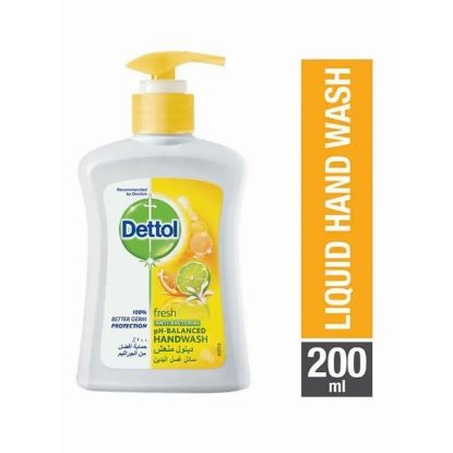 Picture of Dettol Anti-Bacterial Handwash Fresh Citrus & Orange Blossom Pump 200ml