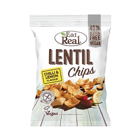 Picture of Eat Real Lentil Chips Chili & Lemon Flavour 113gm