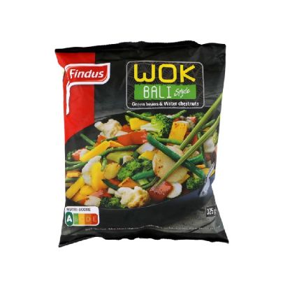 Picture of Findus Wok Bali Style Green Beans & Water Chestnuts 325gm