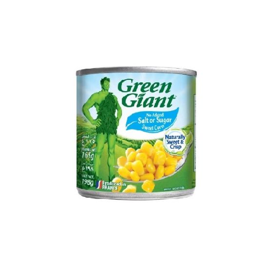 Picture of Green Giant Sweet Corn No Added Sugar Or Salt 198gm