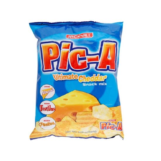 Picture of Jack 'N Jill Tostilla Pic-A Ultimate Cheddar Snacks Mix 180Gm