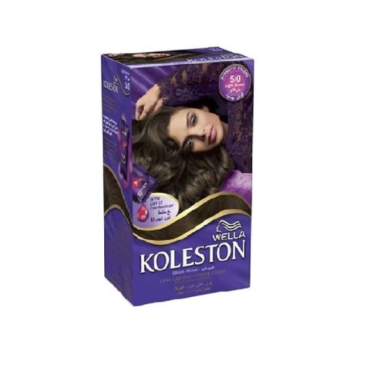 Picture of Koleston Hair Colour Cream Light Brown 5/0 50ml