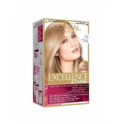 Picture of L'oreal Paris Excellence Creme Hair Blond Tres Clair Cendre #9.1