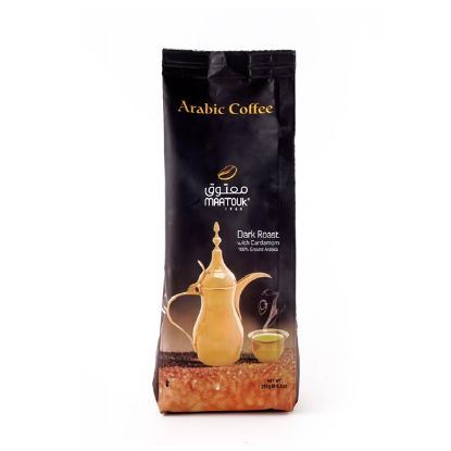 Picture of Maatouk Arabic Coffee Dark Roast Soft Pack 250gm
