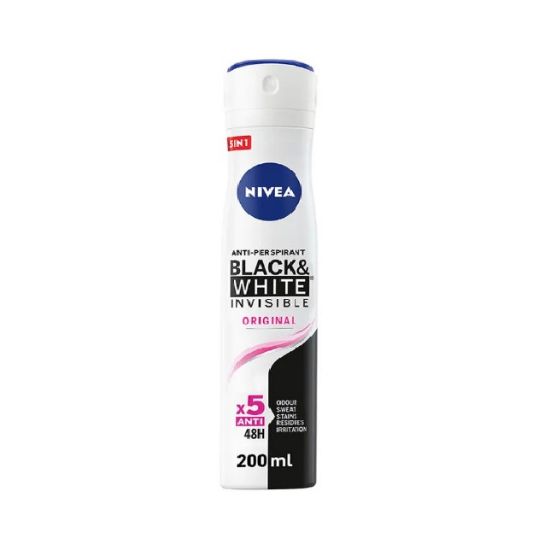 Picture of Nivea Woman Black & White Invisible Original Deodorant Spray 200ml