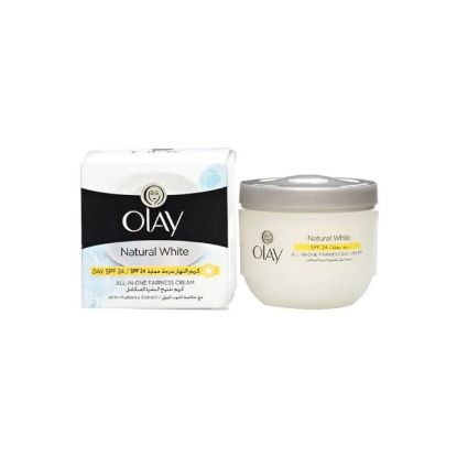 Picture of Olay Natural White Day SPF 24 All-in-one-Fairness Creammulberry Extract 50gm