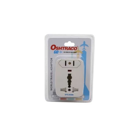 Picture of Oshtraco Go World Travel Adaptor OTC-934A, 1pc