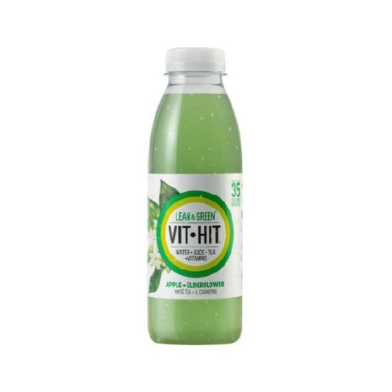 Picture of Vit Hit Drink Lean & Green Apple Elderflower 500ml