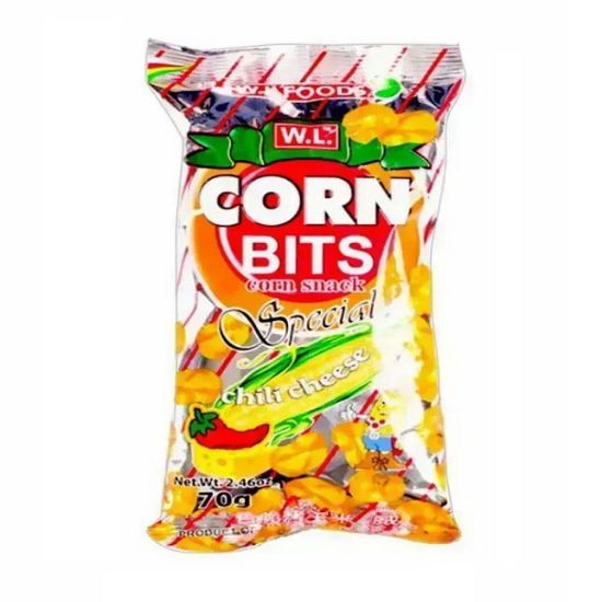 Picture of W.L Corn Bits Sorn Snack Special Chili Chees 70gm