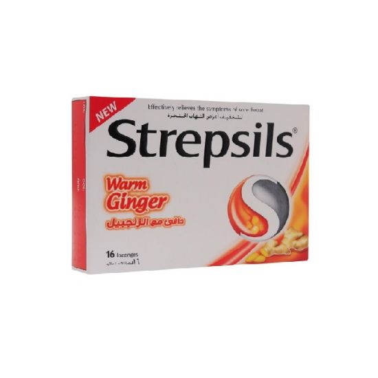 Picture of Strepsils Warm Ginger 16's