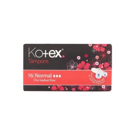 Picture of Kotex Silky Cover, Size Normal, 16 Tampons