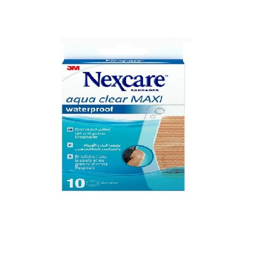 Picture of Nexcare Bandage Clear Max Waterproof 10's