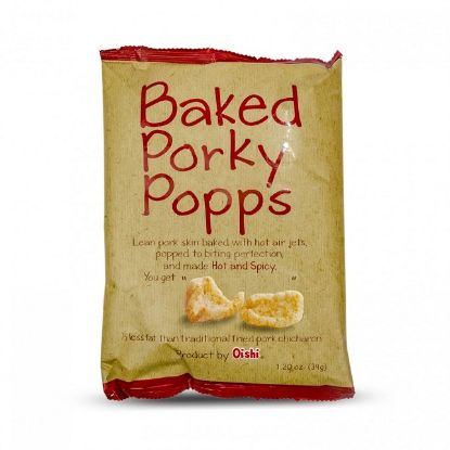 Picture of Oishi Bread Porky Pops Hot & Spicy 34gm