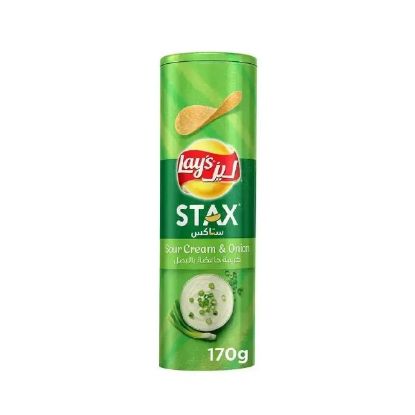 Picture of Lay's Chips Stax Sour & Cream 170gm