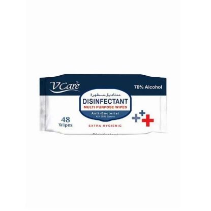 Picture of Vcare Wipes Antibacterial Multi-Purpose 48's