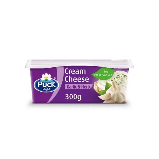 Picture of Puck Garlic & Herbs Natural Cream Cheese, 300gm