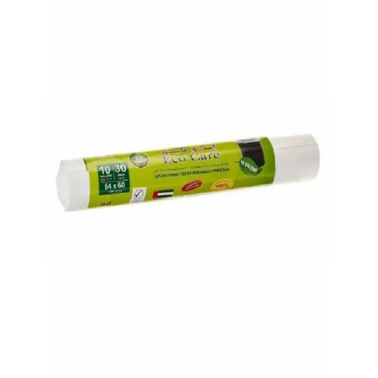 Picture of Ecocare Garbage Bag White Roll 30's 54x60CM
