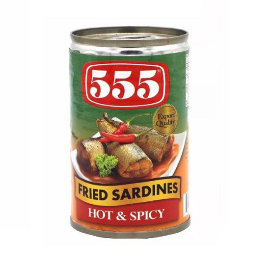 Picture of 555 Fried Sardines Hot & Spicy 155gm