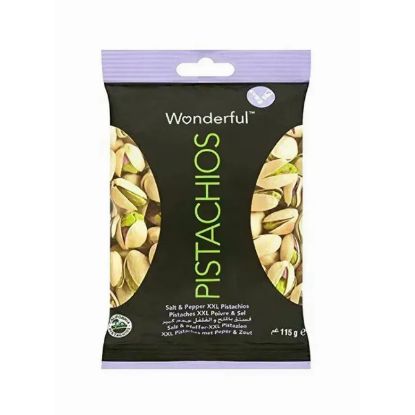 Picture of Wonderful Pistachios Xxl Salt & Pepper 115gm