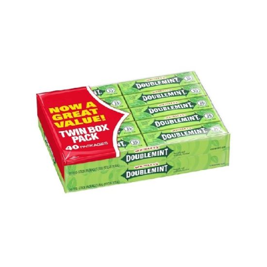 Picture of Wrigley's Double Mint Chewing Gum 5 Sticks