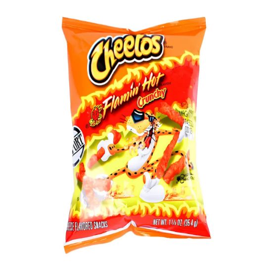 Picture of Cheetos Flamin Hot Crunchy Chips 35.4gm