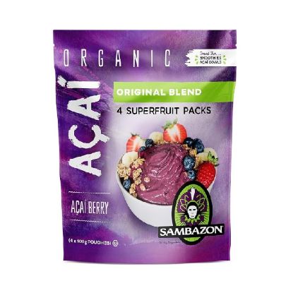 Picture of Sambazon Frozen Organic Blend Acai 400gm