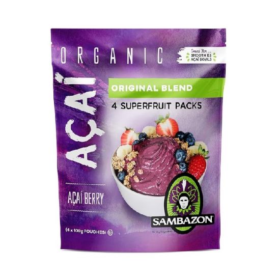 Picture of Sambazon Frozen Organic Blend Acai 400gm