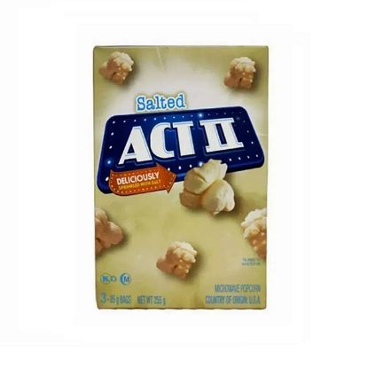Picture of Act II Salted Microwave Popcorn 255gm