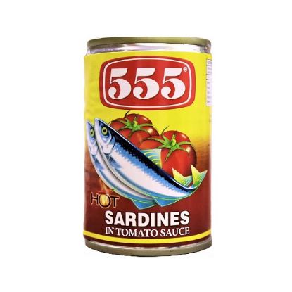 Picture of 555 Sardines In Tomato Sauce With Chili 155gm