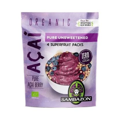 Picture of Sambazon Frozen Organic Blend Acai Unsweetened 400gm
