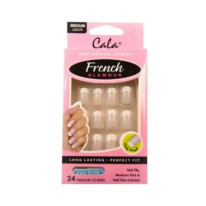Picture of Cala French Glamour Nails, Pack of 24