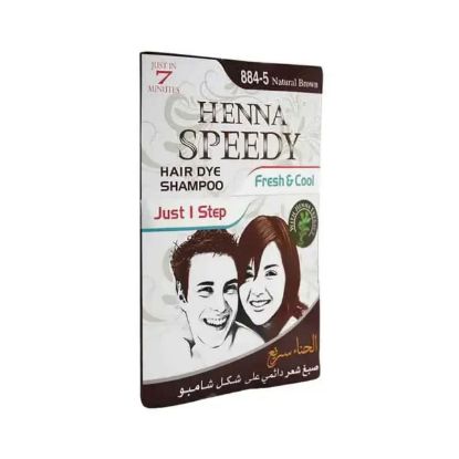 Picture of Henna Speedy Hair Dye Shampoo Natural Brown #5 With Henna Extract 30ml
