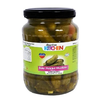 Picture of American Kitchen Baby Gherkins Whole 24oz
