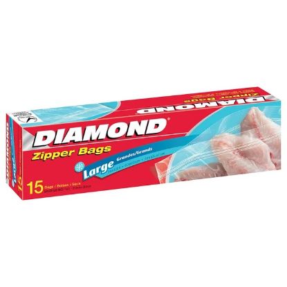Picture of Diamond Zipper Bag Large 15's