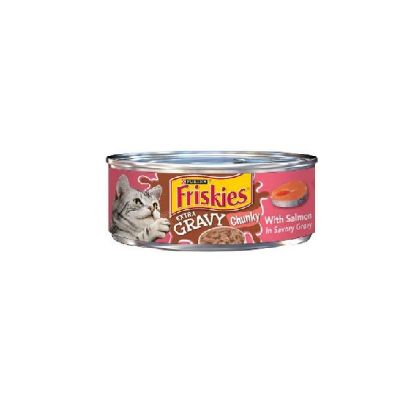 Picture of Purina Friskies Extra Gravy Chunky Salmon 5.5oz
