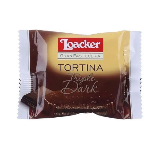 Picture of Loacker Tortina Triple Dark 21gm