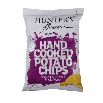 Picture of Hunter Gourmet Hand Cooked Sea Salt & Black Pepper 125gm