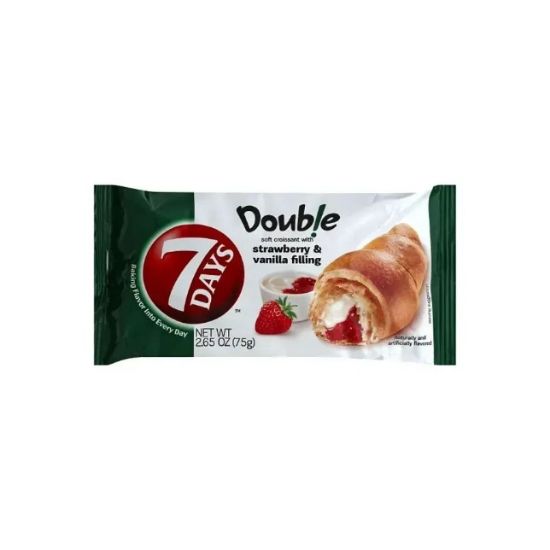 Picture of 7 Days Double Vanilla & Strawberry Croissant 55gm