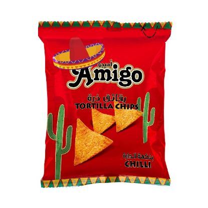 Picture of Amigo Tortilla Chips Chilli 100gm
