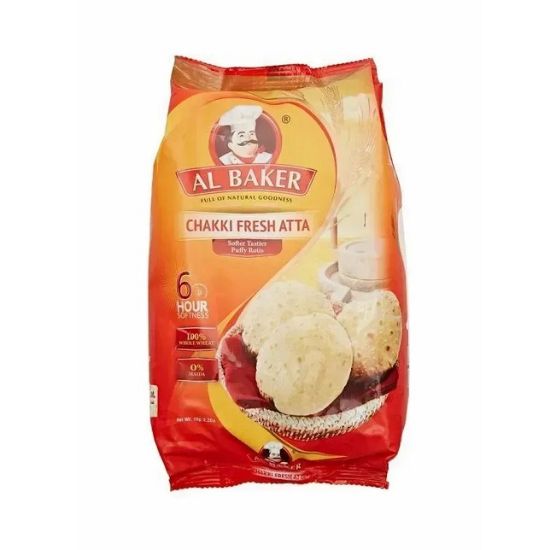 Picture of Al Baker Chakki Fresh Atta - Softer Tastier Puffy Rotis 1kg