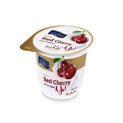 Picture of Al Rawabi Full Fat Red Cherry Yoghurt, 130gm
